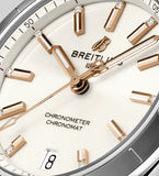  Shop Authentic Breitling Chronomat Automatic 36 White Dial Silver Steel Strap Watch for Women - A10380101A2A1 - Luxxuri