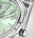  Shop Authentic Breitling Chronomat Automatic 36 Diamonds Green Dial Two Tone Steel Strap Watch for Women - A10380591L1A1 - Luxxuri