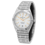  Shop Authentic Breitling Chronomat Automatic 36 White Dial Silver Steel Strap Watch for Women - A10380101A2A1 - Luxxuri