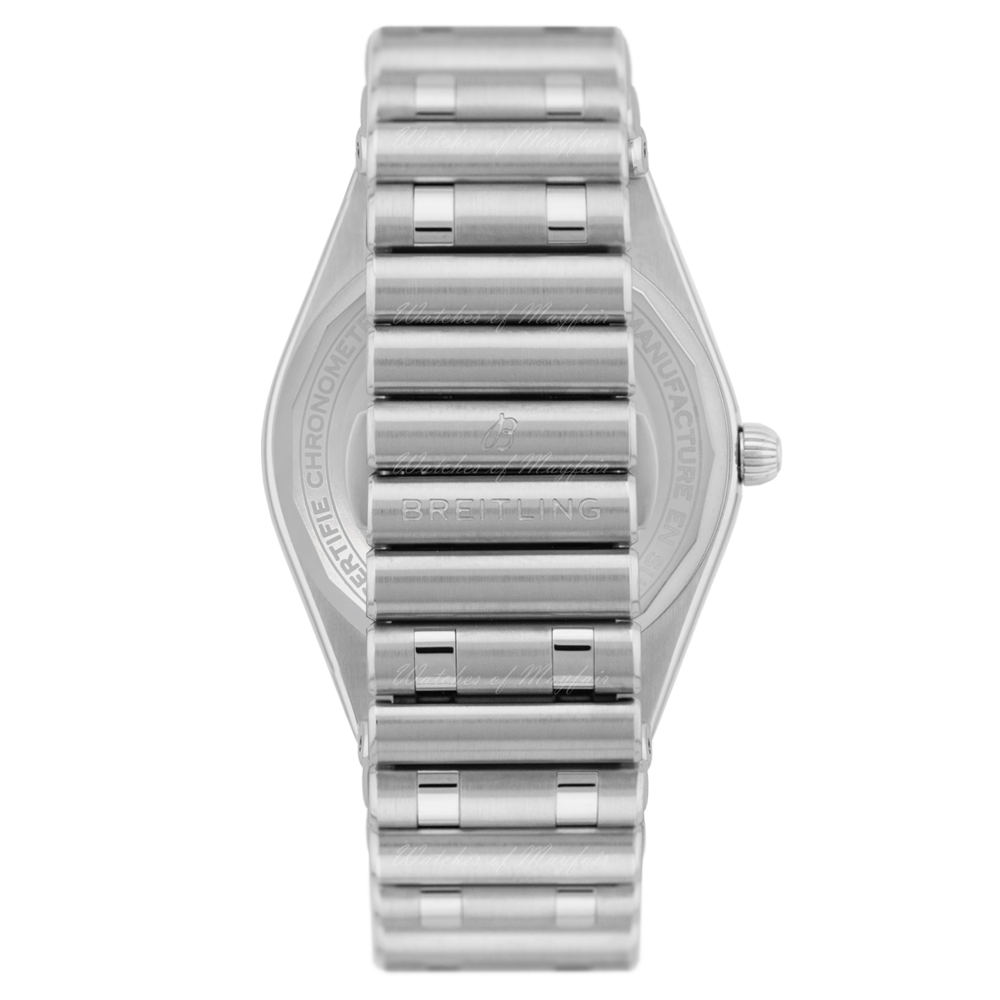  Shop Authentic Breitling Chronomat Automatic 36 Diamonds Green Dial Two Tone Steel Strap Watch for Women - A10380591L1A1 - Luxxuri