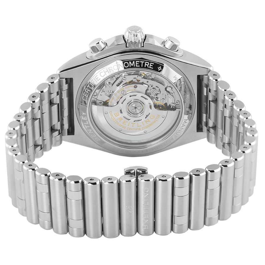  Shop Authentic Breitling Chronomat B01 42mm Green Dial Silver Steel Strap Watch for Men - AB01343A1L1A1 - Luxxuri