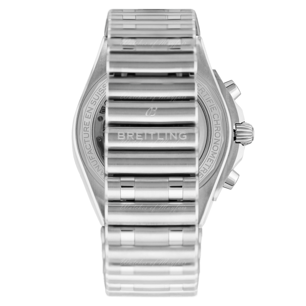  Shop Authentic Breitling Chronomat B01 42mm Green Dial Silver Steel Strap Watch for Men - AB01343A1L1A1 - Luxxuri