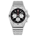  Shop Authentic Breitling Chronomat B01 42mm Black Dial Silver Steel Strap Watch for Men - AB0134101B1A1 - Luxxuri