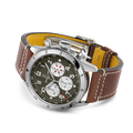  Shop Authentic Breitling Super Avi B04 Chronograph GMT 46 Curtiss Warhawk Green Dial Brown Leather Strap Watch for Men - AB04452A1L1X1 - Luxxuri