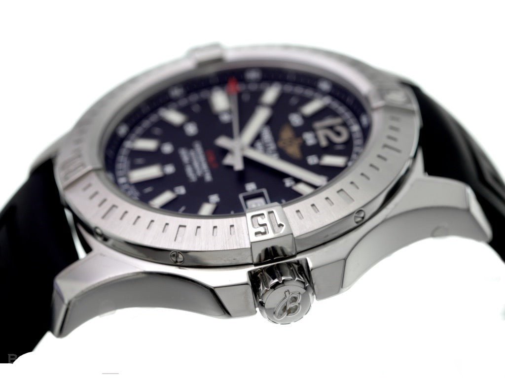  Shop Authentic Breitling Colt Automatic 44mm Black Dial Rubber Strap Mens Watch - A1738811/BD44/152S - Luxxuri