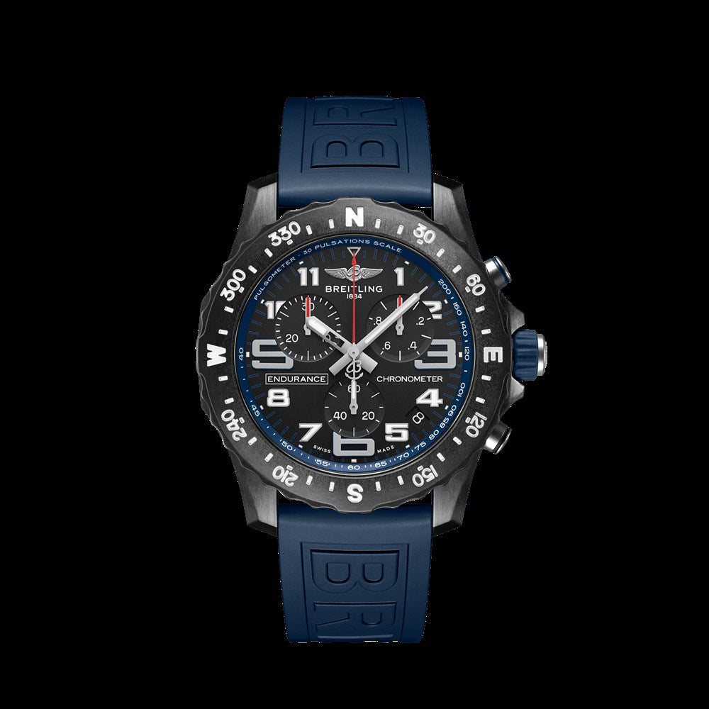  Shop Authentic Breitling Endurance Pro Black Dial Blue Rubber Strap Watch for Men - X82310D51B1S1 - Luxxuri