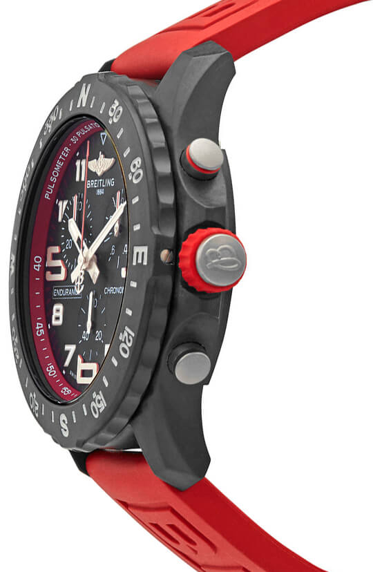  Shop Authentic Breitling Endurance Pro Black Dial Red Rubber Strap Watch for Men - X82310D91B1S1 - Luxxuri
