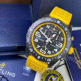  Shop Authentic Breitling Endurance Pro Black Dial Yellow Rubber Strap Watch for Men - X82310A41B1S1 - Luxxuri