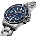  Shop Authentic Breitling Superocean Automatic 42mm Blue Dial Silver Steel Strap Watch for Men - A17366D81C1A1 - Luxxuri