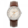  Shop Authentic Breitling Navitimer Automatic 41mm Brown Leather Strap Mens Watch - A17326211G1P1 - Luxxuri