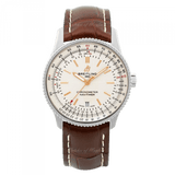  Shop Authentic Breitling Navitimer Automatic 41mm Brown Leather Strap Mens Watch - A17326211G1P1 - Luxxuri