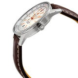  Shop Authentic Breitling Navitimer Automatic 41 White Dial Brown Leather Strap Watch for Men - A17326211G1P2 - Luxxuri