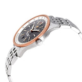  Shop Authentic Breitling Navitimer Automatic 41mm Grey Dial Silver Steel Strap Mens Watch - U17326211M1A1 - Luxxuri