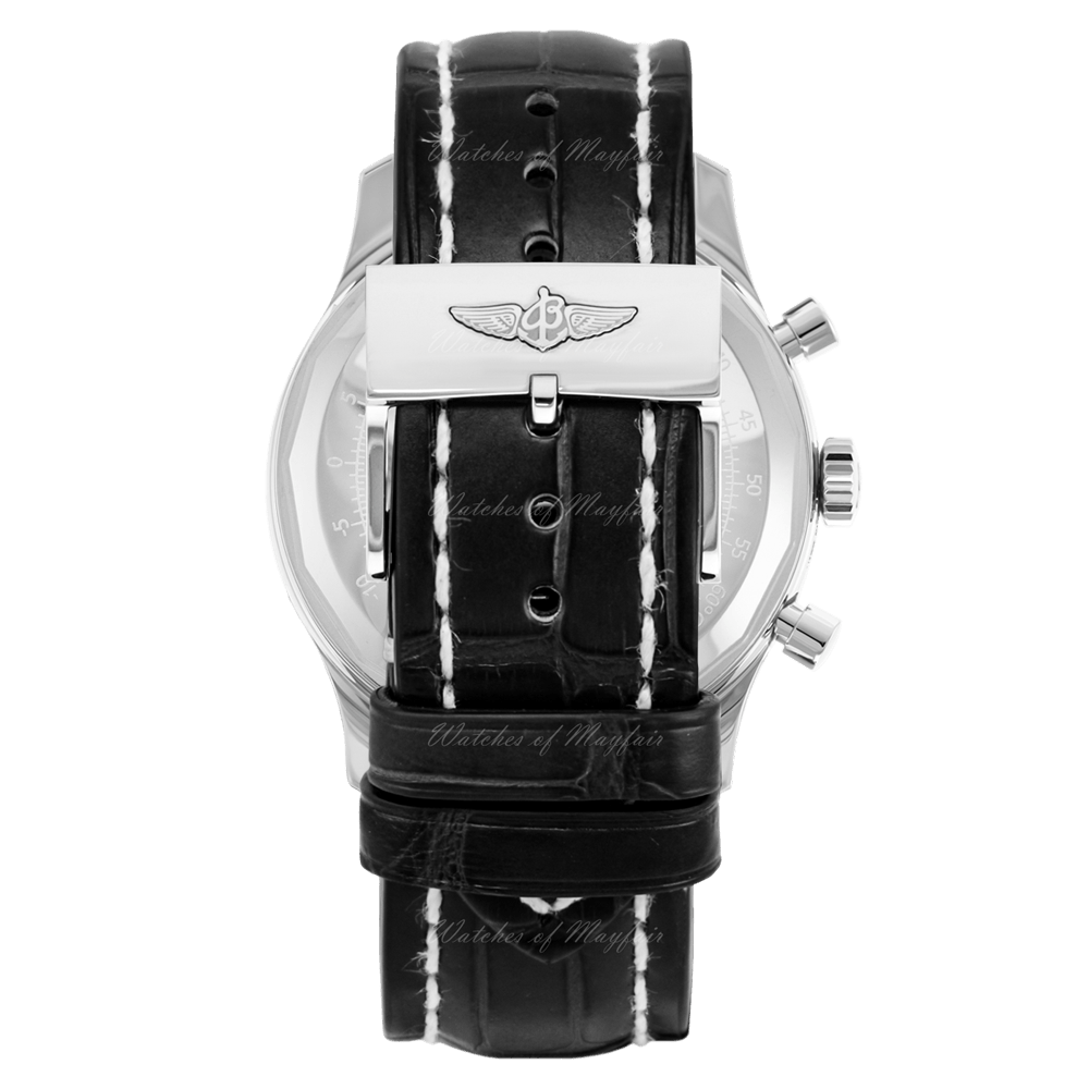  Shop Authentic Breitling Navitimer 1 Chronograph 41mm Automatic Black Dial Black Leather Strap Mens Watch - A13324121B1P1 - Luxxuri