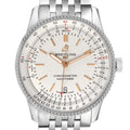 Shop Authentic Breitling Navitimer Automatic 41mm White Dial Stainless Steel Mens Watch - A17326211G1A1 - Luxxuri