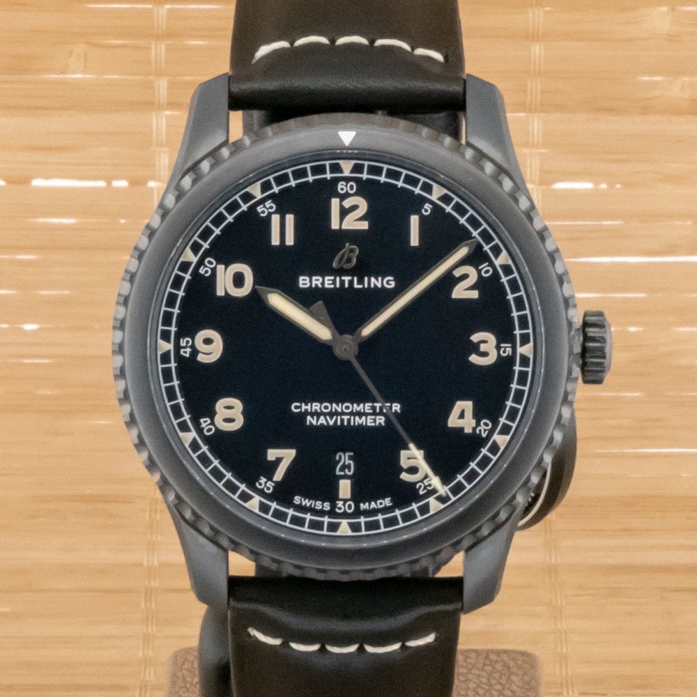  Shop Authentic Breitling Navitimer 8 Automatic Chronometer Black Dial Mens Watch - M17314101B1X1 - Luxxuri