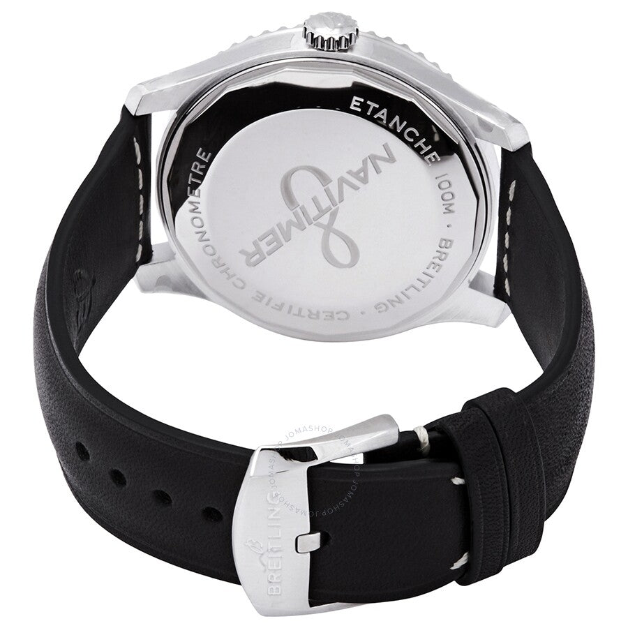  Shop Authentic Breitling Navitimer 8 Automatic 41mm Blue Dial Black Leather Strap Mens Watch - A1731410 - Luxxuri