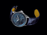  Shop Authentic Breitling Navitimer Automatic 35 Blue Dial Blue Leather Strap Watch for Men - A17395161C1P1 - Luxxuri