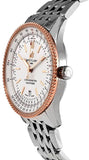  Shop Authentic Breitling Navitimer Automatic 41mm White Dial Silver Stainless Steel Mens Watch - U17326211G1A1 - Luxxuri