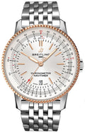  Shop Authentic Breitling Navitimer Automatic 41mm White Dial Silver Stainless Steel Mens Watch - U17326211G1A1 - Luxxuri