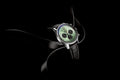 Breitling Navitimer B01 Chronograph 43 Green Dial Black Leather Strap Watch for Men - AB0138241L1P1