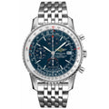  Shop Authentic Breitling Navitimer Heritage Special Edition Blue Dial Silver Steel Strap Mens Watch - A1332412/C942 - Luxxuri