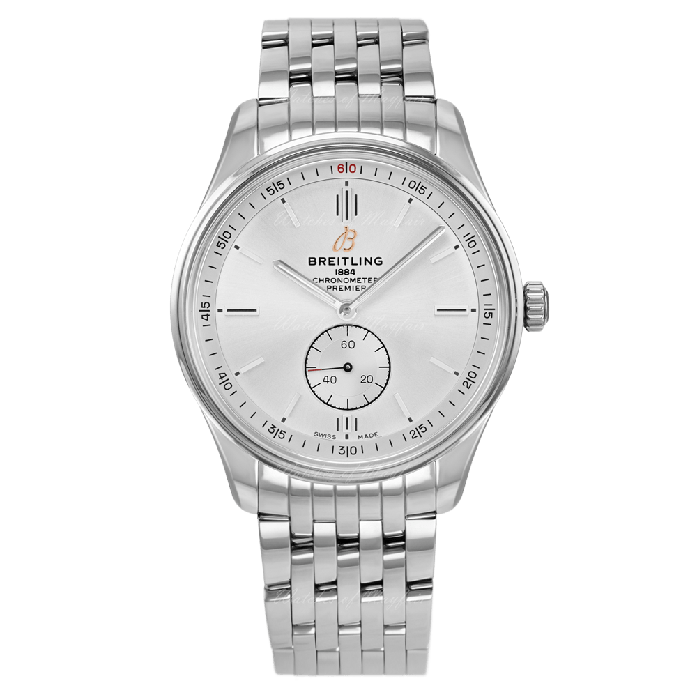  Shop Authentic Breitling Premier Automatic 40mm Stainless Steel Silver Dial Mens Watch - A37340351G1A1 - Luxxuri