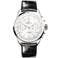  Shop Authentic Breitling Premier B09 Chronograph 40 White Dial Black Leather Strap Watch for Men - AB0930371G1P1 - Luxxuri