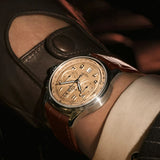  Shop Authentic Breitling Premier B01 Chronograph 42 Beige Dial Brown Leather Strap Watch for Men - AB0145331K1P1 - Luxxuri