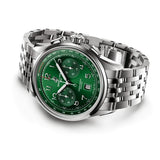  Shop Authentic Breitling Premier B01 Chronograph 42 Green Dial Silver Steel Strap Watch for Men - AB0145371L1A1 - Luxxuri