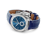  Shop Authentic Breitling Premier Automatic 40mm Blue Dial Blue Leather Strap Mens Watch - A37340351C1P2 - Luxxuri