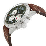  Shop Authentic Breitling Super Avi B04 Chronograph GMT 46 Curtiss Warhawk Green Dial Brown Leather Strap Watch for Men - AB04452A1L1X1 - Luxxuri