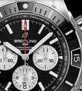  Shop Authentic Breitling Super Chronomat B01 44 Black Dial Black Rubber Strap Watch for Men - AB0136251B1S1 - Luxxuri