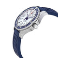  Shop Authentic Breitling Superocean II Automatic 42mm White Dial Blue Rubber Strap Watch for Men - A17366D81A1S2 - Luxxuri