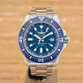  Shop Authentic Breitling Superocean 44mm Special Blue Dial Silver Steel Strap Watch for Men - Y17393161C1A1 - Luxxuri