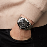  Shop Authentic Breitling Superocean Heritage B20 Automatic 46 Black Dial Silver Mesh Bracelet Watch for Men - AB2020121B1A1 - Luxxuri
