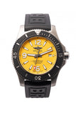  Shop Authentic Breitling Superocean Automatic 46mm Yellow Dial Black Rubber Strap Watch for Men - M17368D71I1S1 - Luxxuri