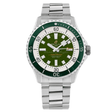  Shop Authentic Breitling Superocean Automatic 44mm Navy Green Dial Green Rubber Strap Watch for Men - A17376A31L1A1 - Luxxuri