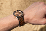  Shop Authentic Breitling Superocean Heritage '57 Outerknown Limited Edition Brown Dial Brown NATO Strap Watch for Men - U103701A1Q1W1 - Luxxuri