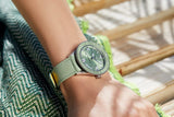  Shop Authentic Breitling Superocean Heritage '57 Pastel Paradise Green Dial Green Leather Strap Watch for Women - A10340361L1X1 - Luxxuri