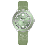  Shop Authentic Breitling Superocean Heritage '57 Pastel Paradise Green Dial Green Leather Strap Watch for Women - A10340361L1X1 - Luxxuri