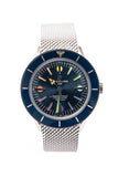  Shop Authentic Breitling Superocean Heritage '57 Special Edition II Blue Dial Silver Mesh Bracelet Watch for Men - A103702A1C1A1 - Luxxuri