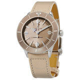  Shop Authentic Breitling Superocean Heritage '57 Brown Dial Beige Leather Strap Watch for Women - A10340A41A1X1 - Luxxuri