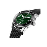  Shop Authentic Breitling Superocean Heritage B20 Automatic 46 Green Dial Black Mesh Bracelet Watch for Men - AB2020121L1S1 - Luxxuri