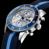  Shop Authentic Breitling Superocean Heritage Chronograph 44 Ocean Conservancy Silver Dial Two Tone NATO Strap Watch for Men - A133131A1G1W1 - Luxxuri