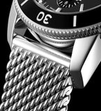  Shop Authentic Breitling Superocean Heritage Chronograph 44 Black Dial Silver Mesh Bracelet Watch for Men - A13313121B1A1 - Luxxuri