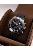  Shop Authentic Breitling Superocean Heritage Chronograph 44 Black Dial Black Mesh Bracelet Watch for Men - U13313121B1S1 - Luxxuri
