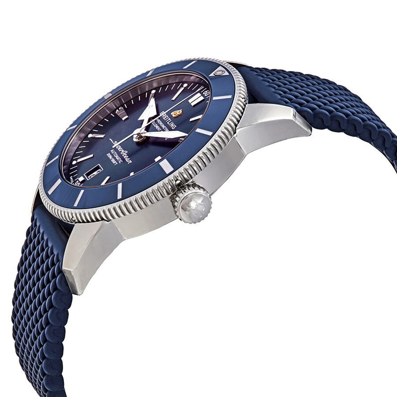  Shop Authentic Breitling Superocean Heritage B20 Automatic 46 Blue Dial Blue Mesh Bracelet Watch for Men - AB2020161C1S1 - Luxxuri