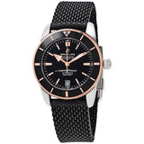  Shop Authentic Breitling Superocean Heritage II B20 42mm Black Dial Black Mesh Bracelet Mens Watch - UB2010121B1S1 - Luxxuri