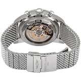  Shop Authentic Breitling Superocean Heritage B01 Chronograph 44 Blue Dial Silver Mesh Bracelet Watch for Men - AB0162161C1A1 - Luxxuri